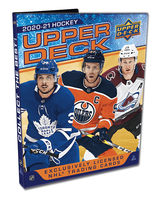 2020-21 Upper Deck Series 1 Hockey Starter Kit Binder