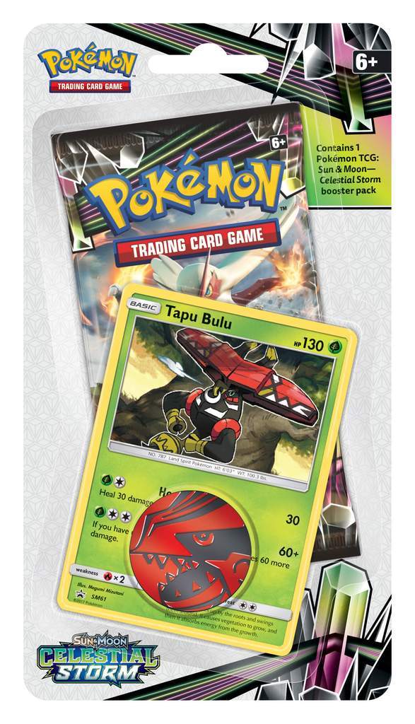 Pokemon Sun & Moon Celestial Storm Checklane Blister Pack