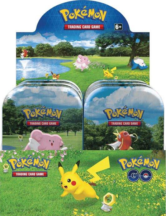 Pokemon GO Mini Tins Display Box (10 Tins)