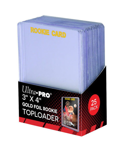 Ultra Pro 3" x 4" Gold Foil Rookie Card 35PT Toploaders