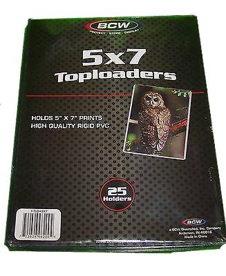 BCW Toploader 5" X 7"