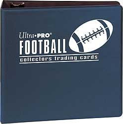 Ultra Pro 3" Football Album Binder- Navy Blue