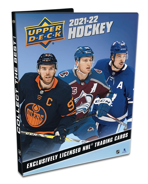 2021-22 Upper Deck Series 1 Hockey Starter Kit Binder