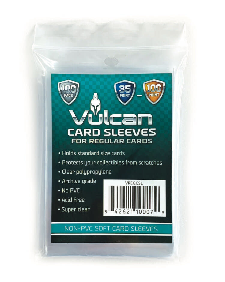 Vulcan Soft Sleeves for Regular Cards (Lot of 5)