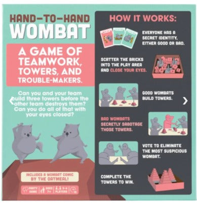 Exploding Kittens Hand To Hand Wombat Party Board Game