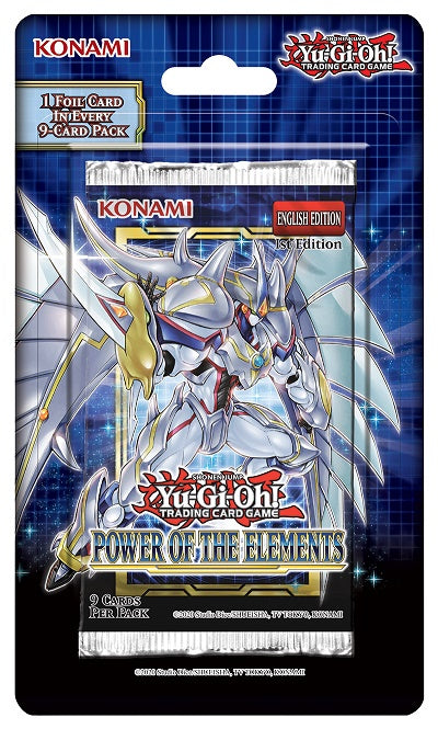 Yu Gi Oh! Power of the Elements 1st Edition English Blister Pack - Lot of 5