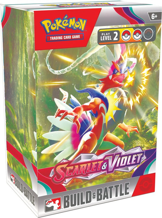 Pokemon Scarlet & Violet Build & Battle Display Box