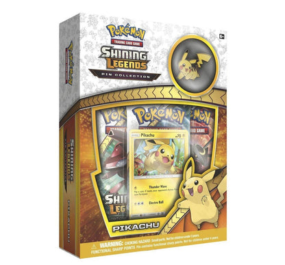 Pokemon Shining Legends Pikachu Pin Collection Box