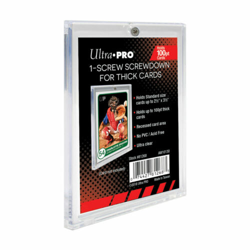 Ultra Pro 1-Screw Screwdown For Thick Cards Holder (Lot of 2)