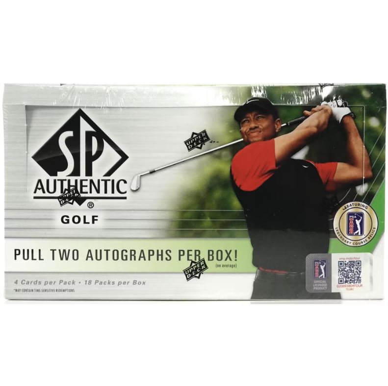 2021 Upper Deck SP Authentic Golf Hobby Box