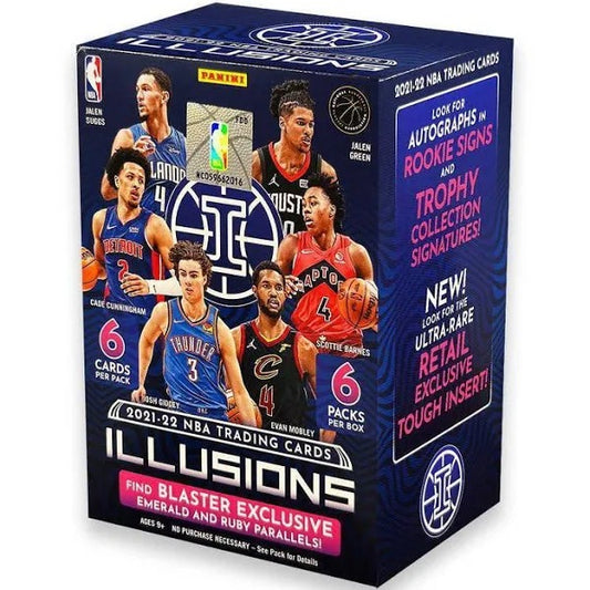2021-22 Panini Illusions Basketball 6-Packs Blaster Box