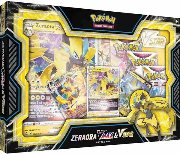 Pokemon Zeraora/Deoxys VMAX & VSTAR Battle Box