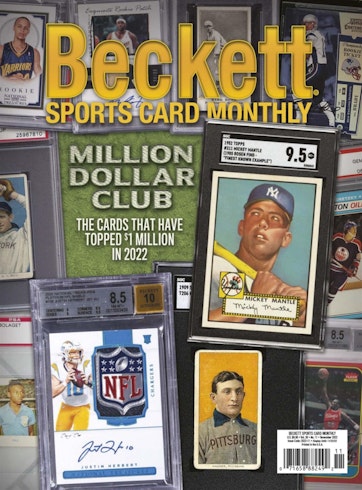 Beckett Sports Card Monthly Magazine- November 2022