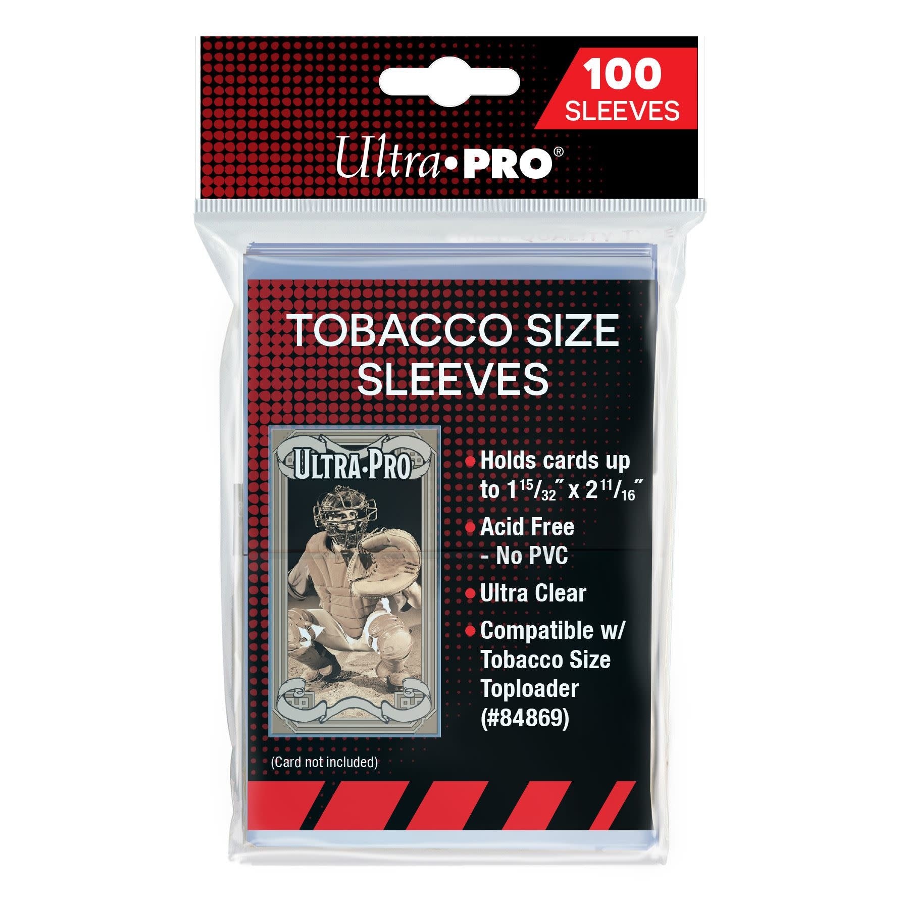 Ultra Pro Tobacco Card Soft Sleeves (100-Pack) - Ultra Pro Card Sleeves Ultra Pro Tobacco Card Soft Sleeves (100-Pack) - Ultra Pro Card Sleeves